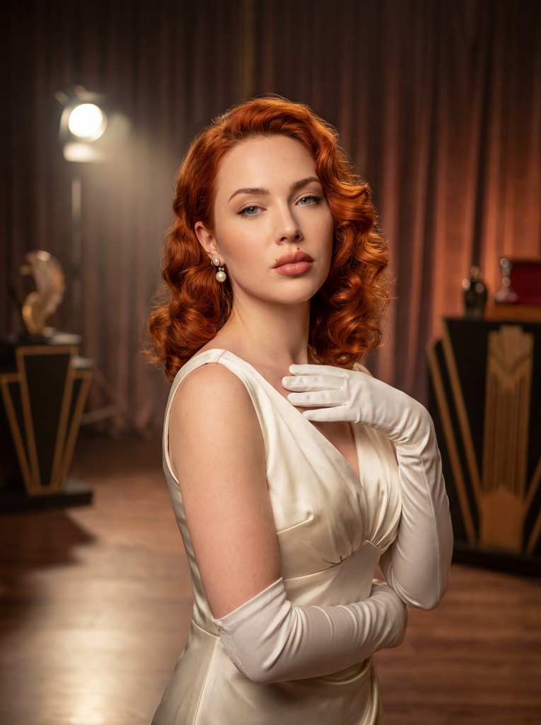 Фотосессия в стиле гламур: образы, идеи и обработка фото нейросетью — пример результата