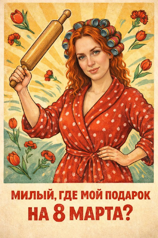 Прикольные и смешные открытки с 8 марта с юмором онлайн — пример результата