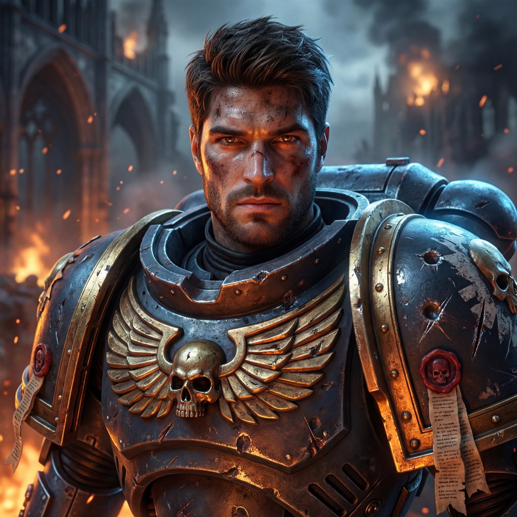 Погрузитесь в мир Warhammer с нашими портретами и персонажами — пример результата